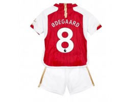 Arsenal Martin Odegaard #8 Hemmakläder Barn 2023-24 Kortärmad (+ Korta byxor)